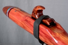 Eastern Red Cedar Native American Flute, Minor, Mid A-4, #L43AL (5)